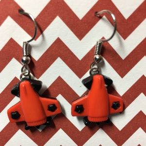 Airplane earrings